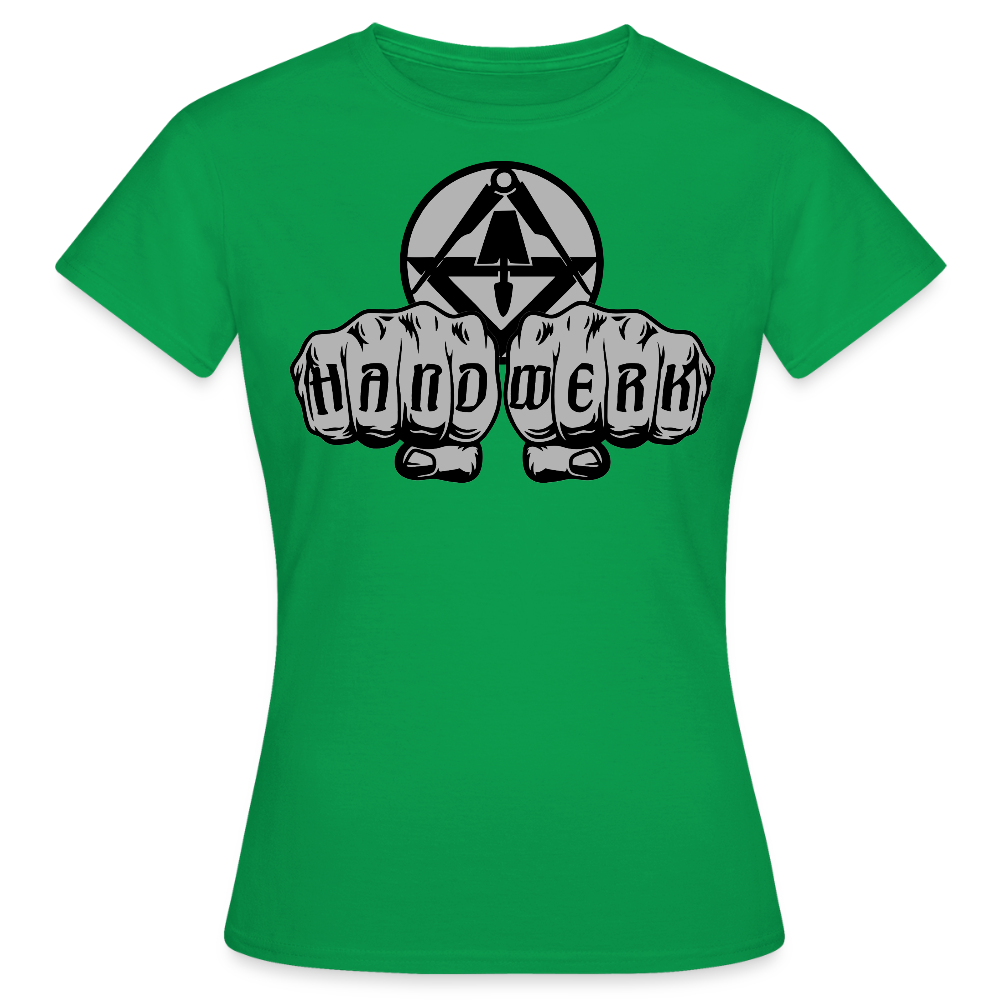 Frauen T-Shirt "Stuckateur" Kelly Green Frauen T-Shirt
