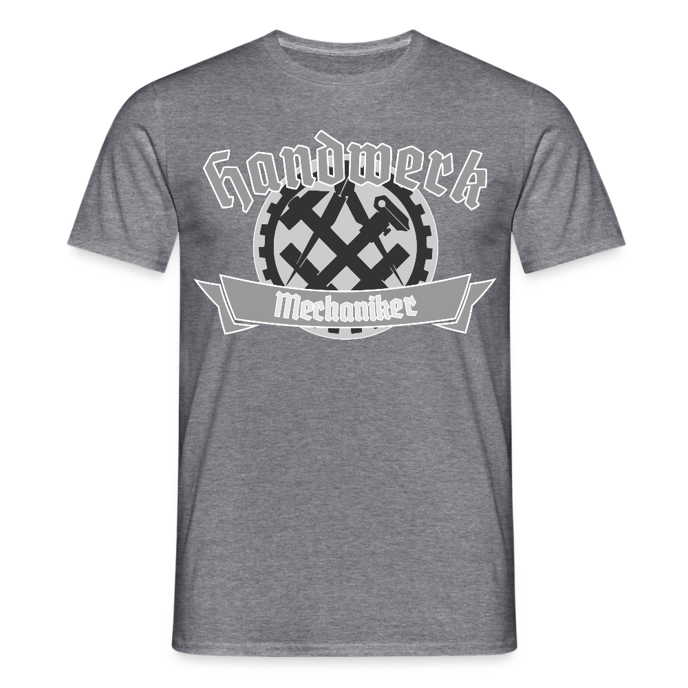 Unisex T-Shirt "Mechaniker" Graphit meliert Männer T-Shirt