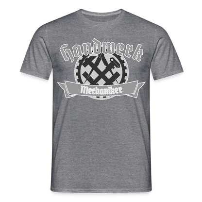 Unisex T-Shirt "Mechaniker" Graphit meliert Männer T-Shirt