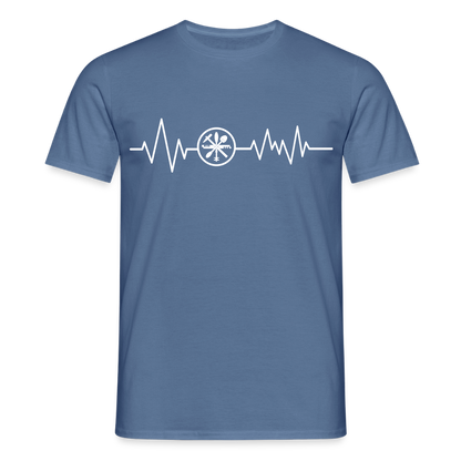 Unisex T-Shirt "Glaser" Taubenblau Männer T-Shirt