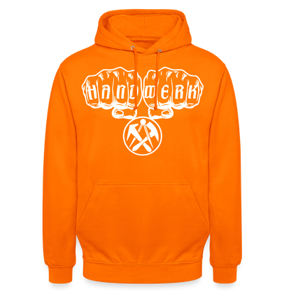Unisex Hoodie "Dachdecker" Orange Unisex Hoodie