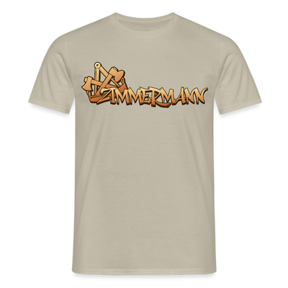 Unisex T-Shirt "Zimmermann" Sandbeige Männer T-Shirt