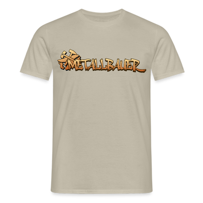 Unisex T-Shirt "Metallbauer" Sandbeige Männer T-Shirt