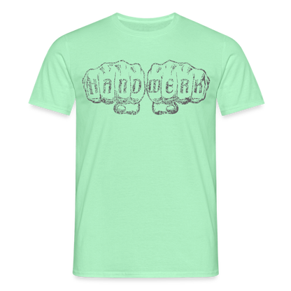 Unisex T-Shirt "Handwerk" Mintgrün Männer T-Shirt