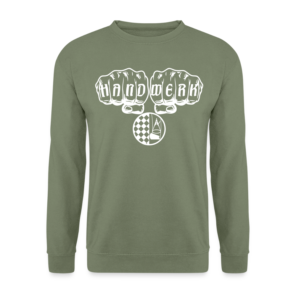 Unisex Pullover "Bodenleger" Armeegrün Unisex Pullover