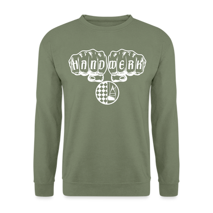 Unisex Pullover "Bodenleger" Armeegrün Unisex Pullover