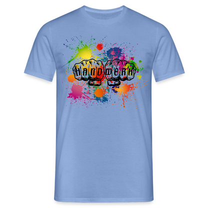 Unisex T-Shirt "Handwerk-Farbklecks" carolina blue Männer T-Shirt
