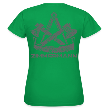 Frauen T-Shirt "Zimmermann" Kelly Green Frauen T-Shirt