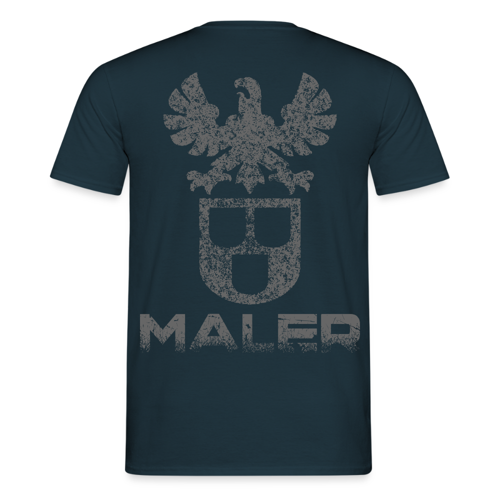 Unisex T-Shirt "Maler" Navy Männer T-Shirt