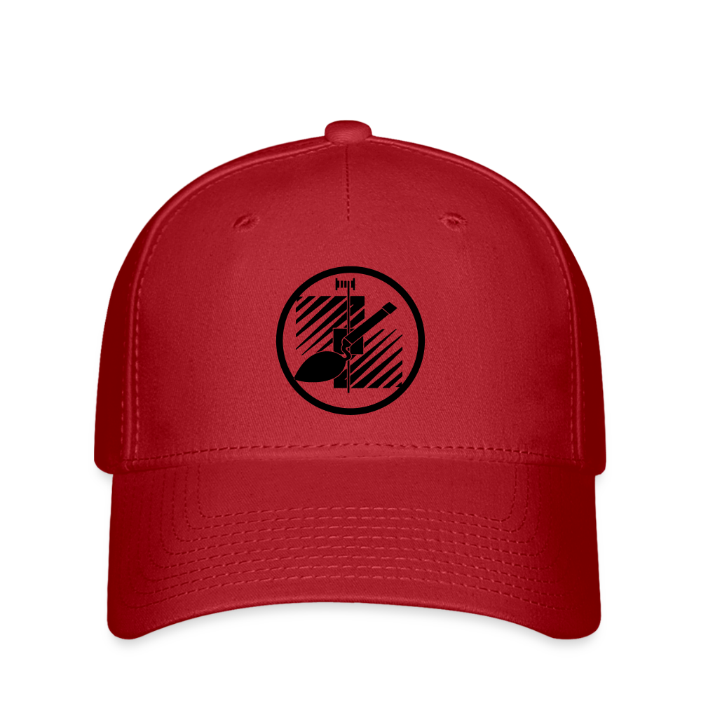 Flexfit Cap "Fliesenleger" Rot Flexfit Cap