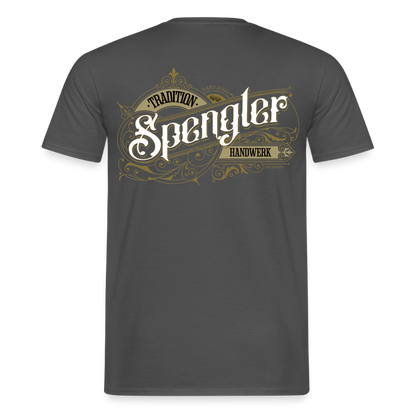 Unisex T-Shirt "Spengler"-Nostalgie von Spreadconnect, Männer T-Shirt mit nostalgischem Druck, bequem und modisch, auf hellem Hintergrund