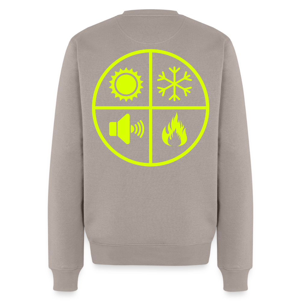 Unisex Premium Pullover "Isolierer" neongelb Männer Premium Pullover