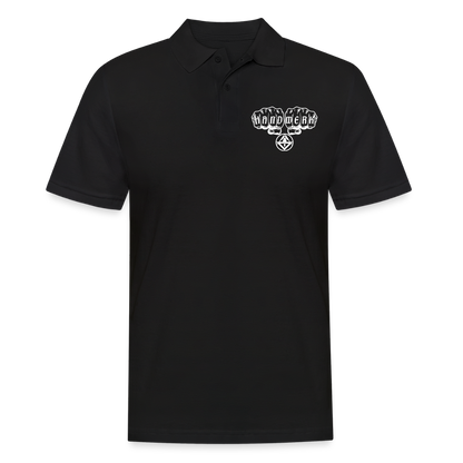 Männer Poloshirt "Stuckateur" Schwarz Männer Poloshirt