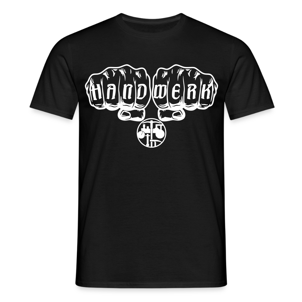 Unisex T-Shirt "Strassenbauer" Schwarz Männer T-Shirt