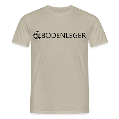 Unisex T-Shirt "Bodenleger" Sandbeige Männer T-Shirt