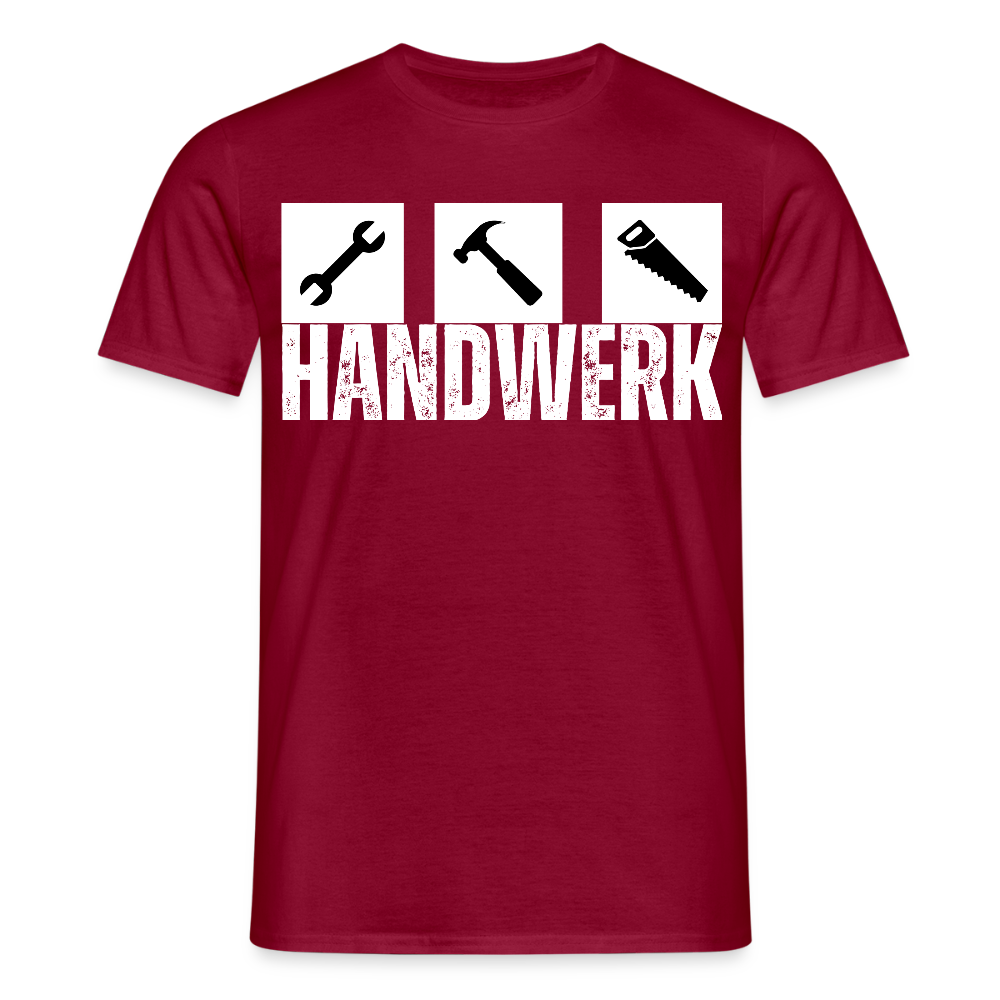 Unisex T-Shirt "Werkzeug" Ziegelrot Männer T-Shirt