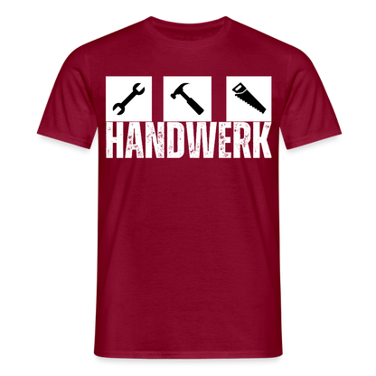Unisex T-Shirt "Werkzeug" Ziegelrot Männer T-Shirt