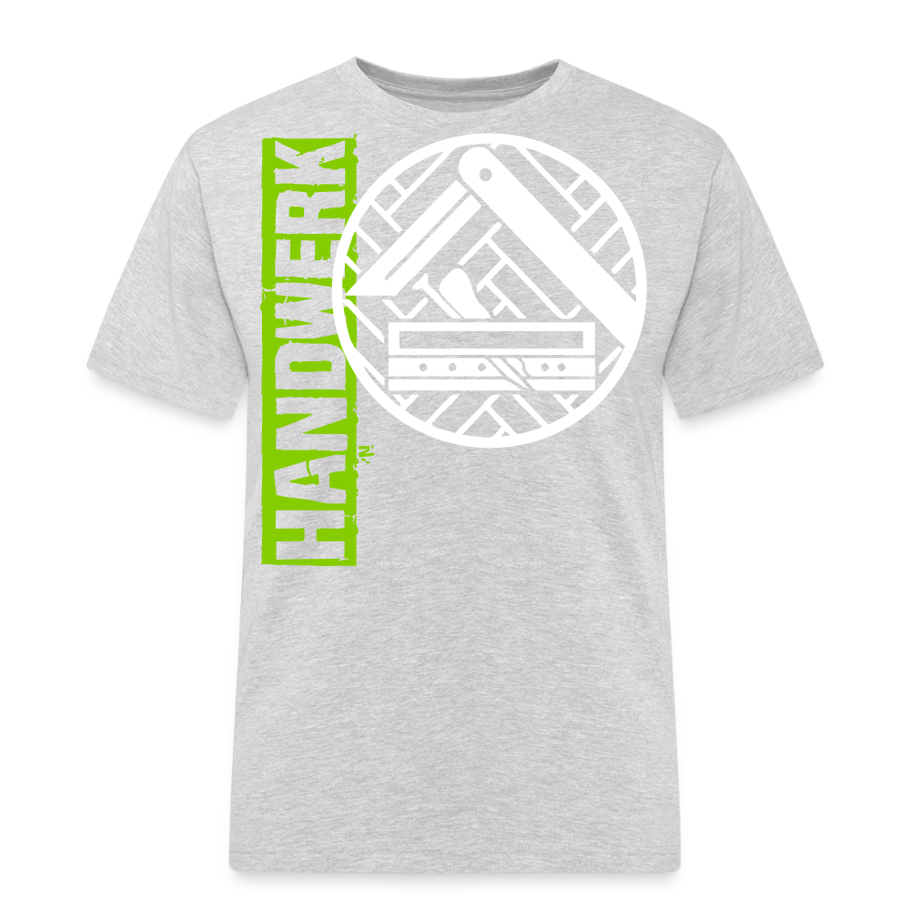 Unisex Workwear T-Shirt "Parkettleger" Grau meliert Männer Workwear T-Shirt