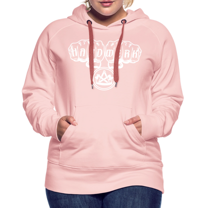 Frauen Premium Hoodie "Zimmermann" - Kristallrosa