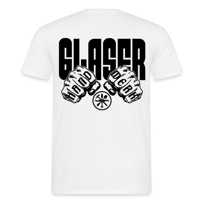 Unisex T-Shirt "Glaser" Weiß Männer T-Shirt
