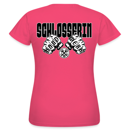 Frauen T-Shirt "Schlosserin" (beidseitig bedruckt) Azalea Frauen T-Shirt