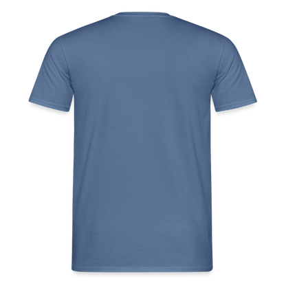 Unisex T-Shirt personalisierbar - Taubenblau 
