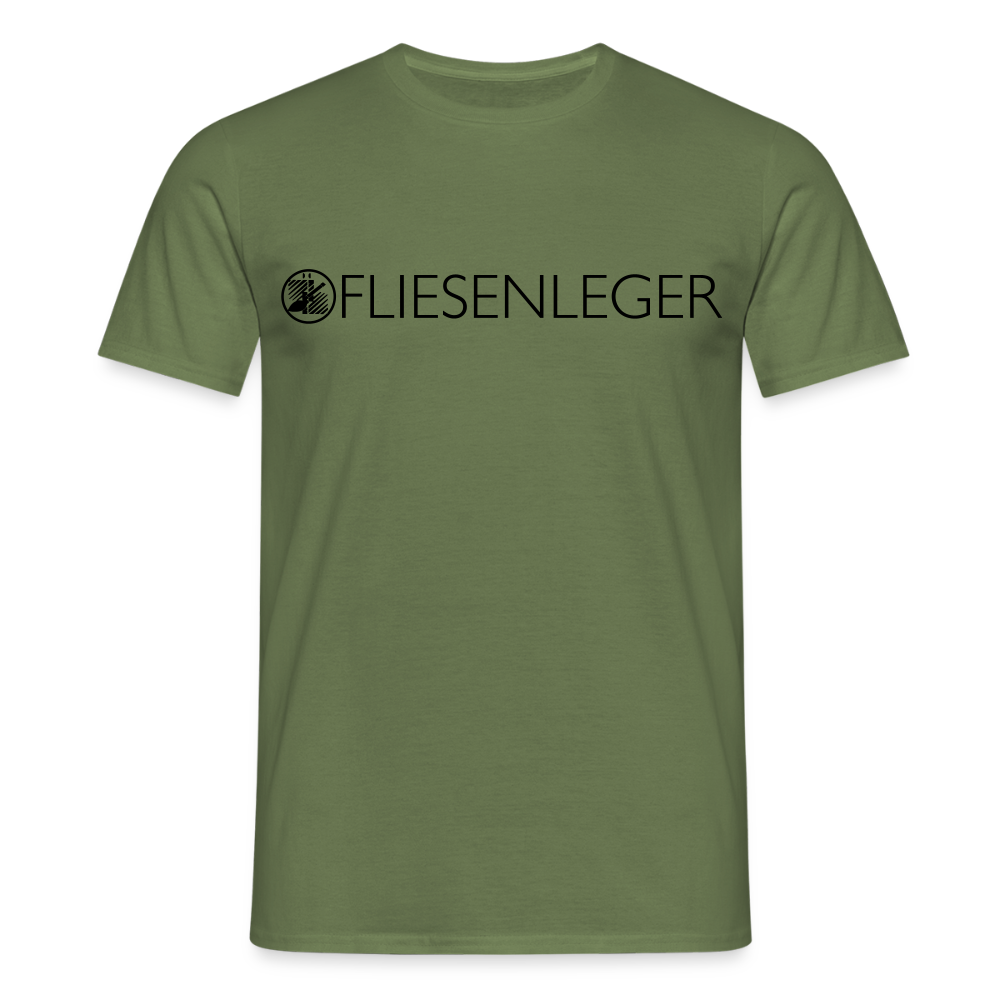Unisex T-Shirt "Fliesenleger" Militärgrün Männer T-Shirt