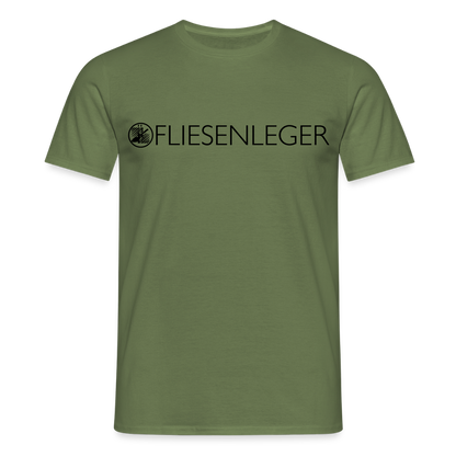 Unisex T-Shirt "Fliesenleger" Militärgrün Männer T-Shirt