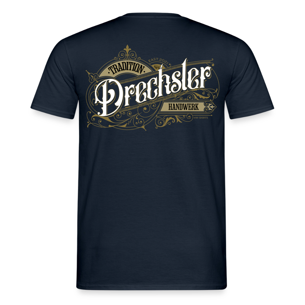 Unisex T-Shirt "Drechsler"-Nostalgie von Spreadconnect, bequemes Männer T-Shirt mit nostalgischem Druck, Baumwolle, casual Look