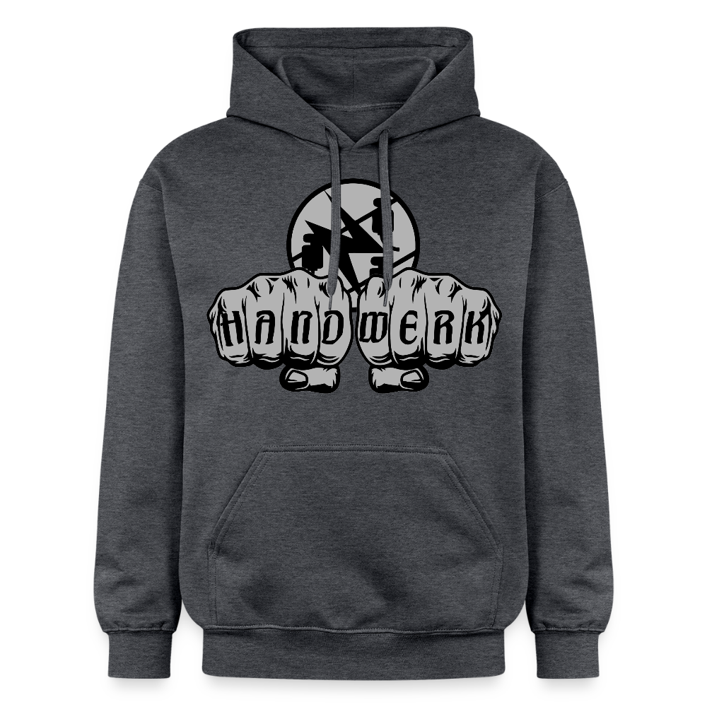 Gildan Unisex Softstyle® "Elektriker" Dunkelgrau meliert Gildan Unisex Softstyle® Midweight Hoodie