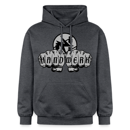 Gildan Unisex Softstyle® "Elektriker" Dunkelgrau meliert Gildan Unisex Softstyle® Midweight Hoodie