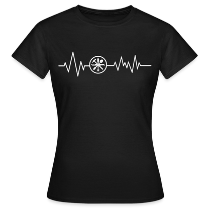 Frauen T-Shirt "Glaser" Schwarz Frauen T-Shirt