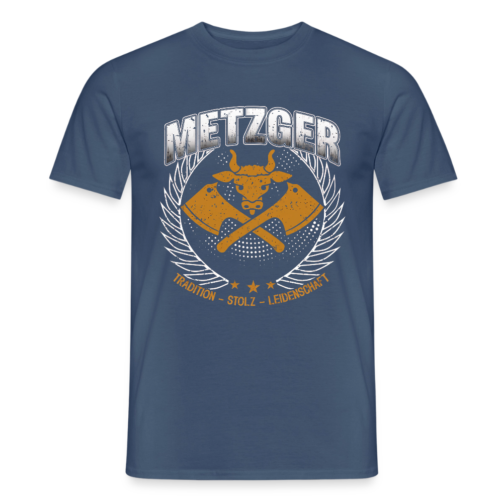 Unisex Metzger T-Shirt von Spreadconnect, traditionelles Design, weiches Baumwollmaterial, bequemes Männer T-Shirt, alltagstauglich