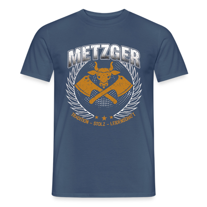 Unisex Metzger T-Shirt von Spreadconnect, traditionelles Design, weiches Baumwollmaterial, bequemes Männer T-Shirt, alltagstauglich