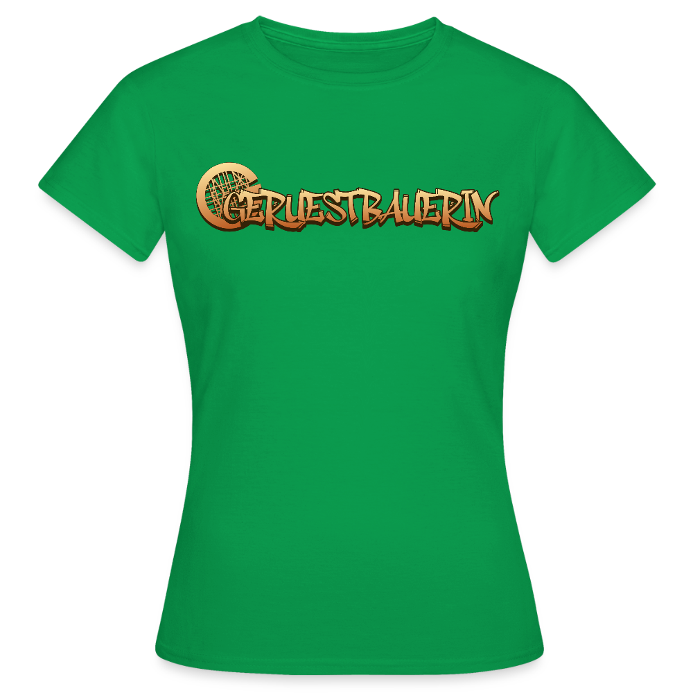 Frauen T-Shirt "Gerüstbauerin" - Kelly Green