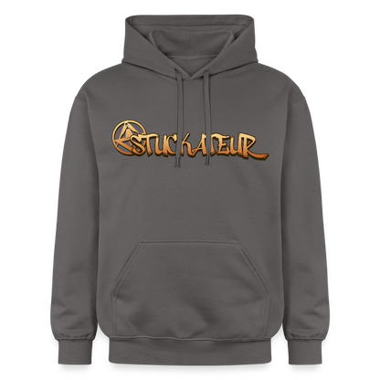 Gildan Unisex Softstyle® "Stuckateur" Dunkelgrau Gildan Unisex Softstyle® Midweight Hoodie