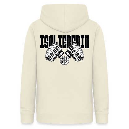 Frauen Hoodie "Isoliererin" (beidseitig beruckt) Vanille-Milchshake Frauen Hoodie