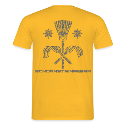Unisex T-Shirt "Schornsteinfeger" Gelb Männer T-Shirt
