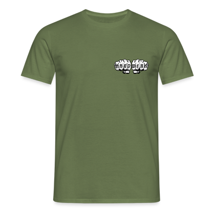 Unisex T-Shirt "Drechsler" (beidseitig bedruckt) - Militärgrün
