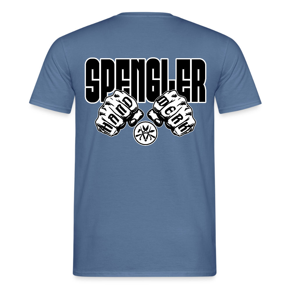 Unisex T-Shirt "Spengler" - Taubenblau 