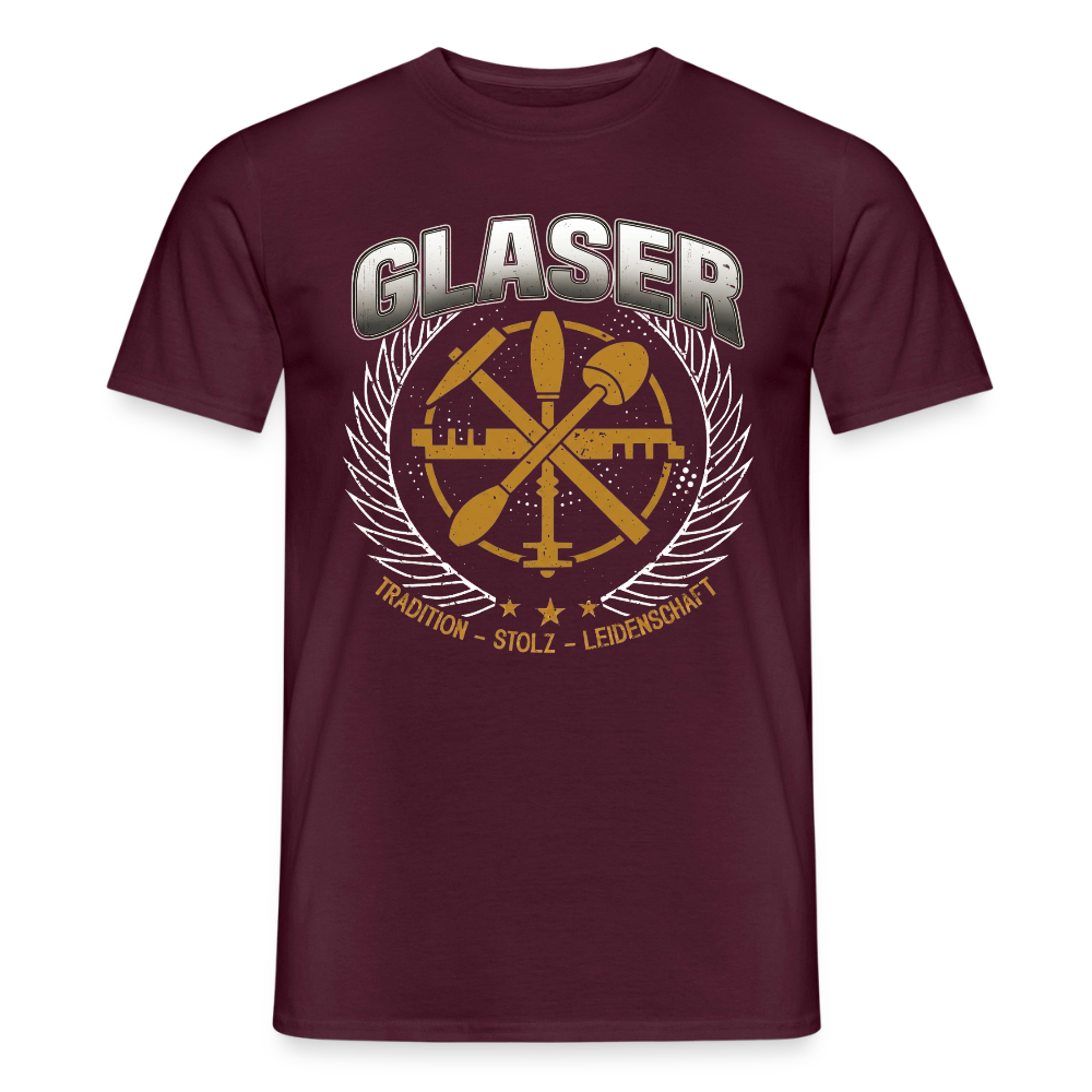 Unisex T-Shirt von Glaser, traditionelles Design, Männer T-Shirt, bequem und stylish, weiße Baumwolle, Spreadconnect Marke