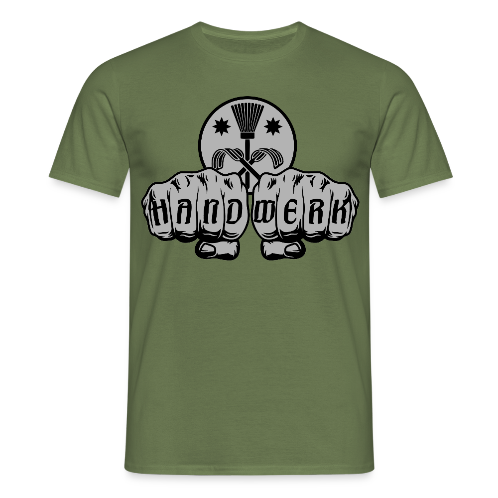 Unisex T-Shirt "Schornsteinfeger" Militärgrün Männer T-Shirt