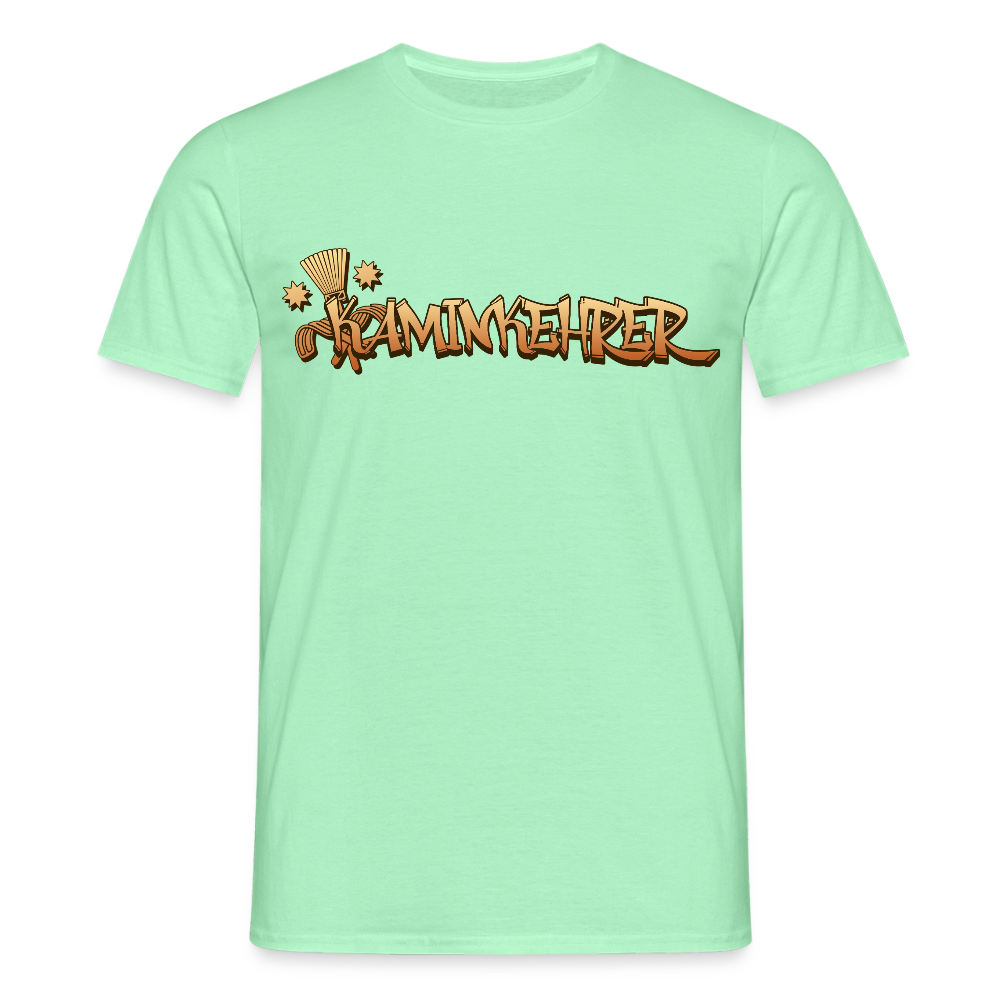 Unisex T-Shirt "Kaminkehrer" Mintgrün Männer T-Shirt