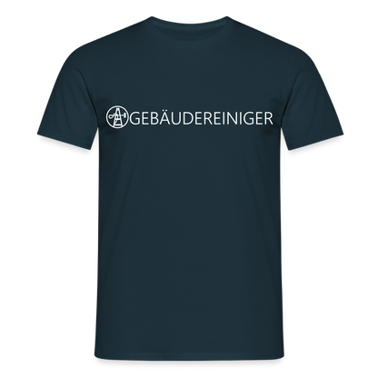 Unisex T-Shirt "Gebäudereiniger" Navy Männer T-Shirt
