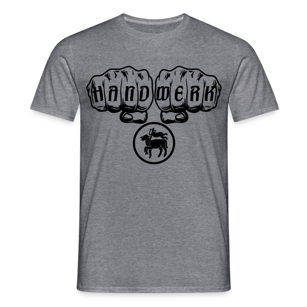 Unisex T-Shirt "Fleischer" Graphit meliert Männer T-Shirt