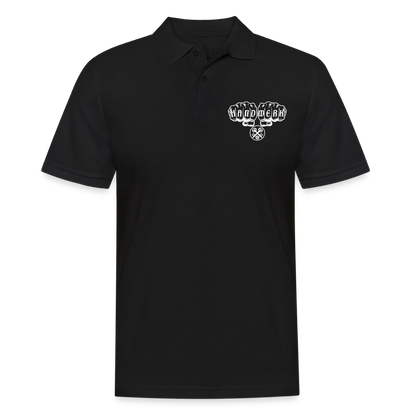 Männer Poloshirt "Schlosser" Schwarz Männer Poloshirt