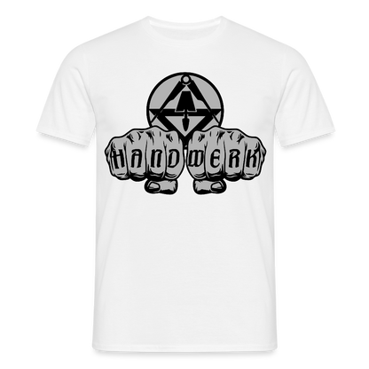 Unisex T-Shirt "Stuckateur" Weiß Männer T-Shirt