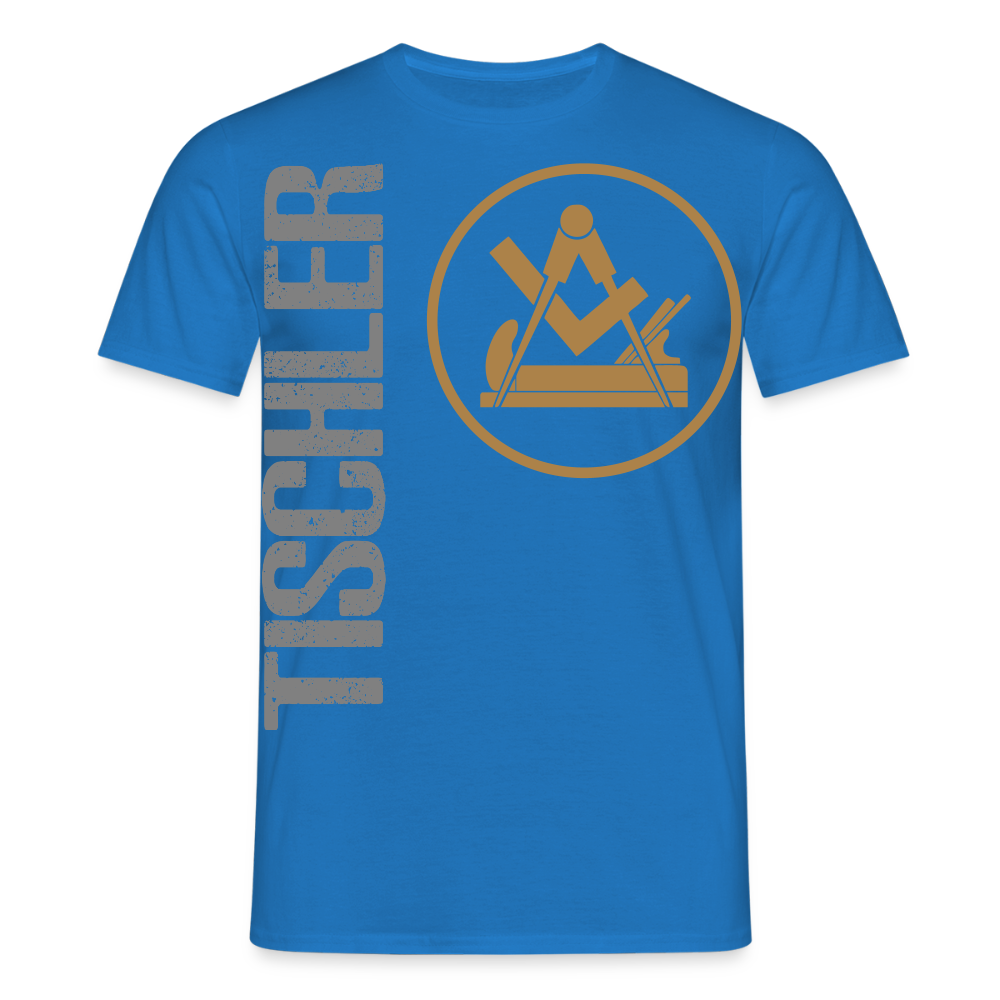 Unisex T-Shirt "Tischler" Royalblau Männer T-Shirt