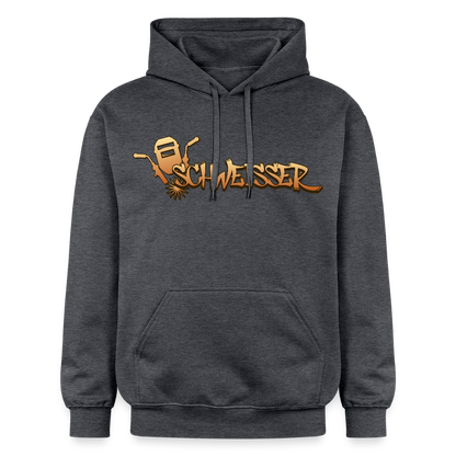 Gildan Unisex Softstyle® "Schweisser" Dunkelgrau meliert Gildan Unisex Softstyle® Midweight Hoodie