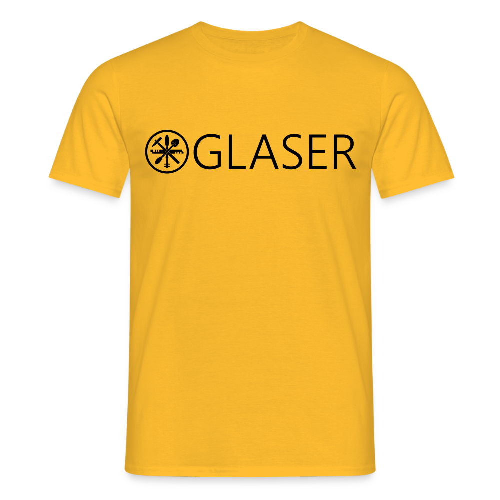 Unisex T-Shirt "Glaser" Gelb Männer T-Shirt